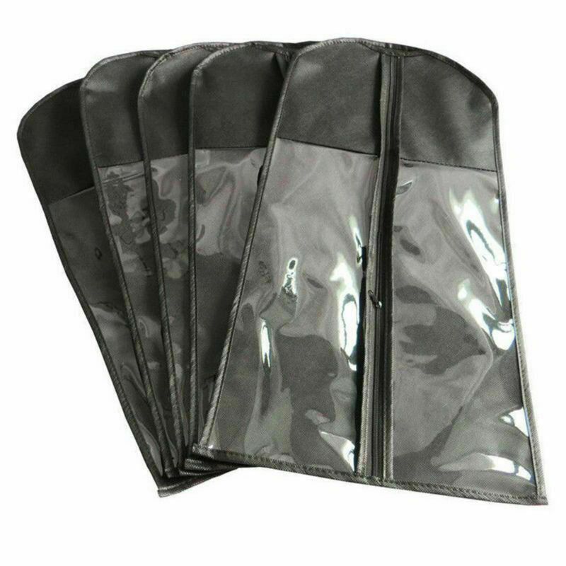5PCS Wig Hangers Hair Extension Carrier Storage Case Wig Stands Dust Proof Bag
