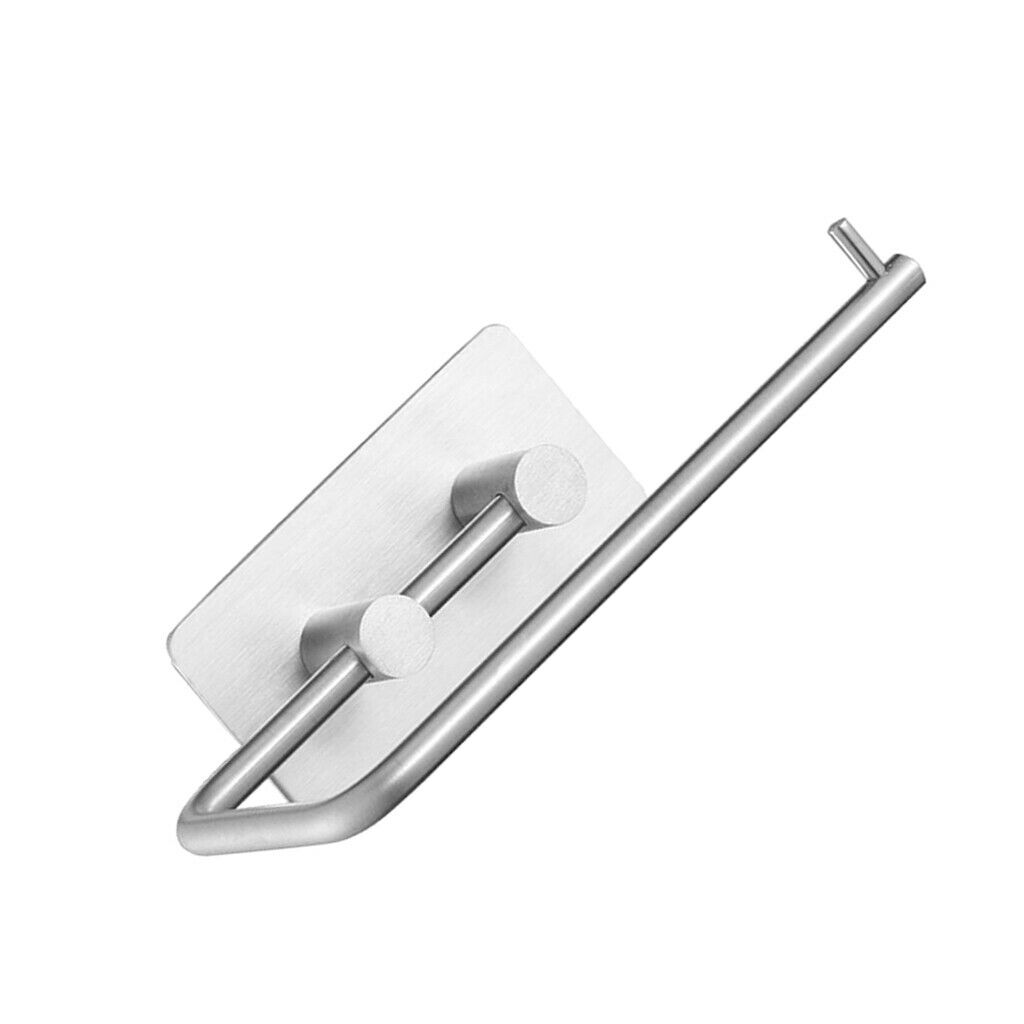 Adhesive Stainless Steel Tissue Paper Holder Towel Rack Towel Bar 14.5cm
