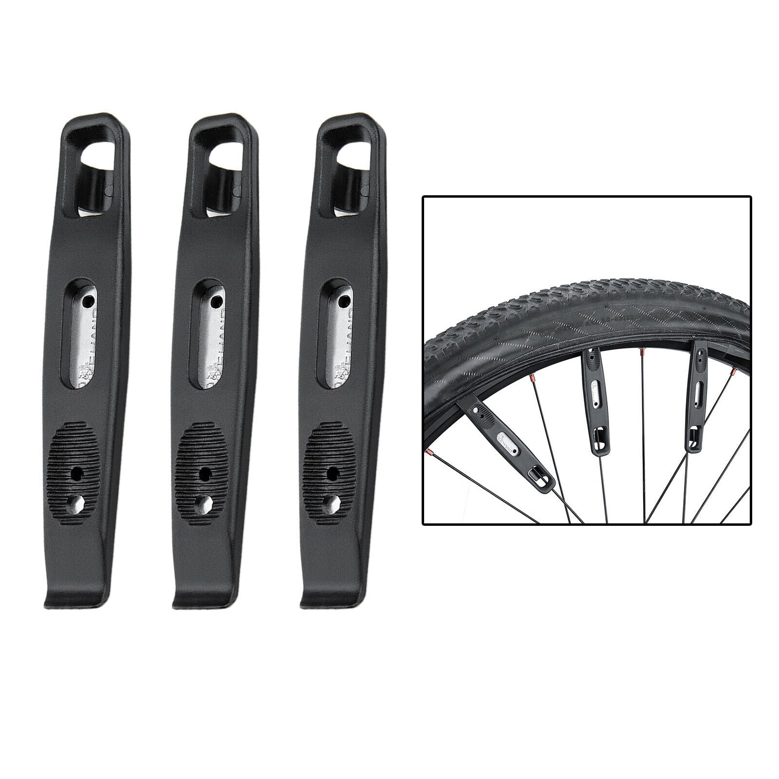 3pcs Portable Bicycle Tire Levers MTB Bike Tire Remover Spoon Tyre Rod