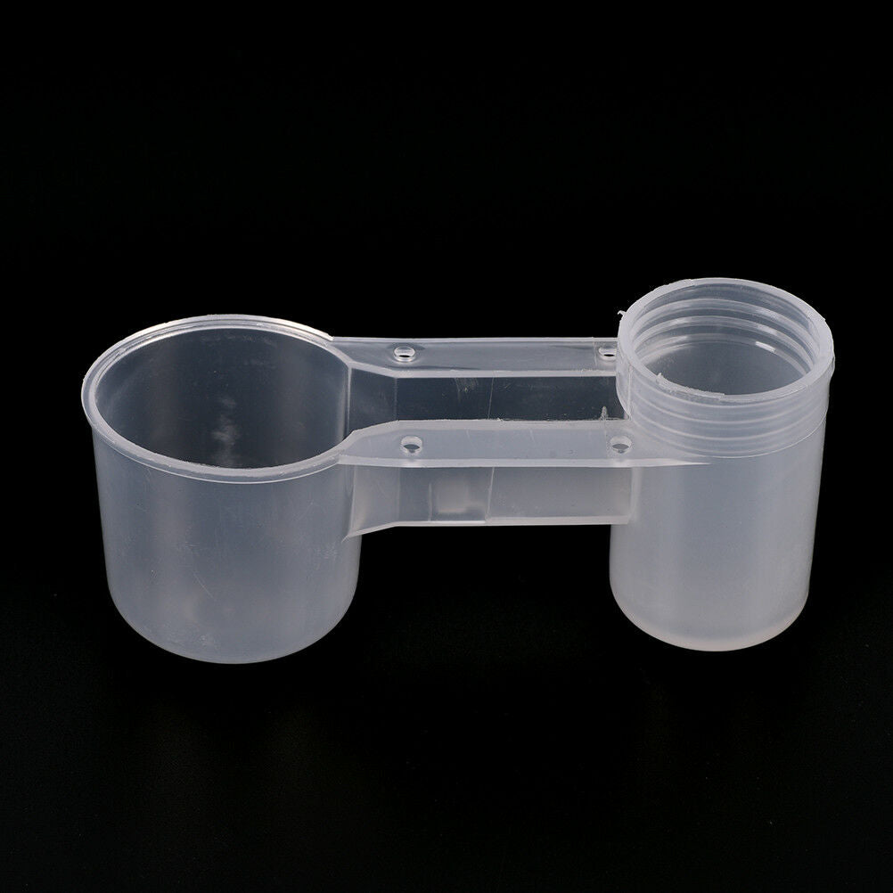 2pc bird feeder drinker cup water bottle drinking bowls poultry dove pet pigeons