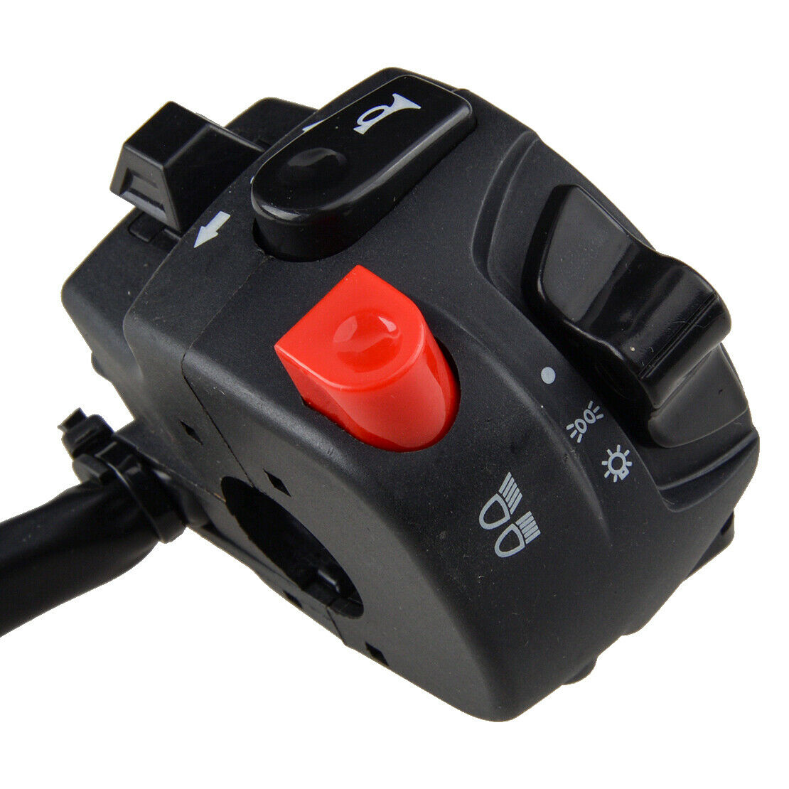 Motorcycle Handlebar Engine Ignition Lamp Control Switch Set Universal DC