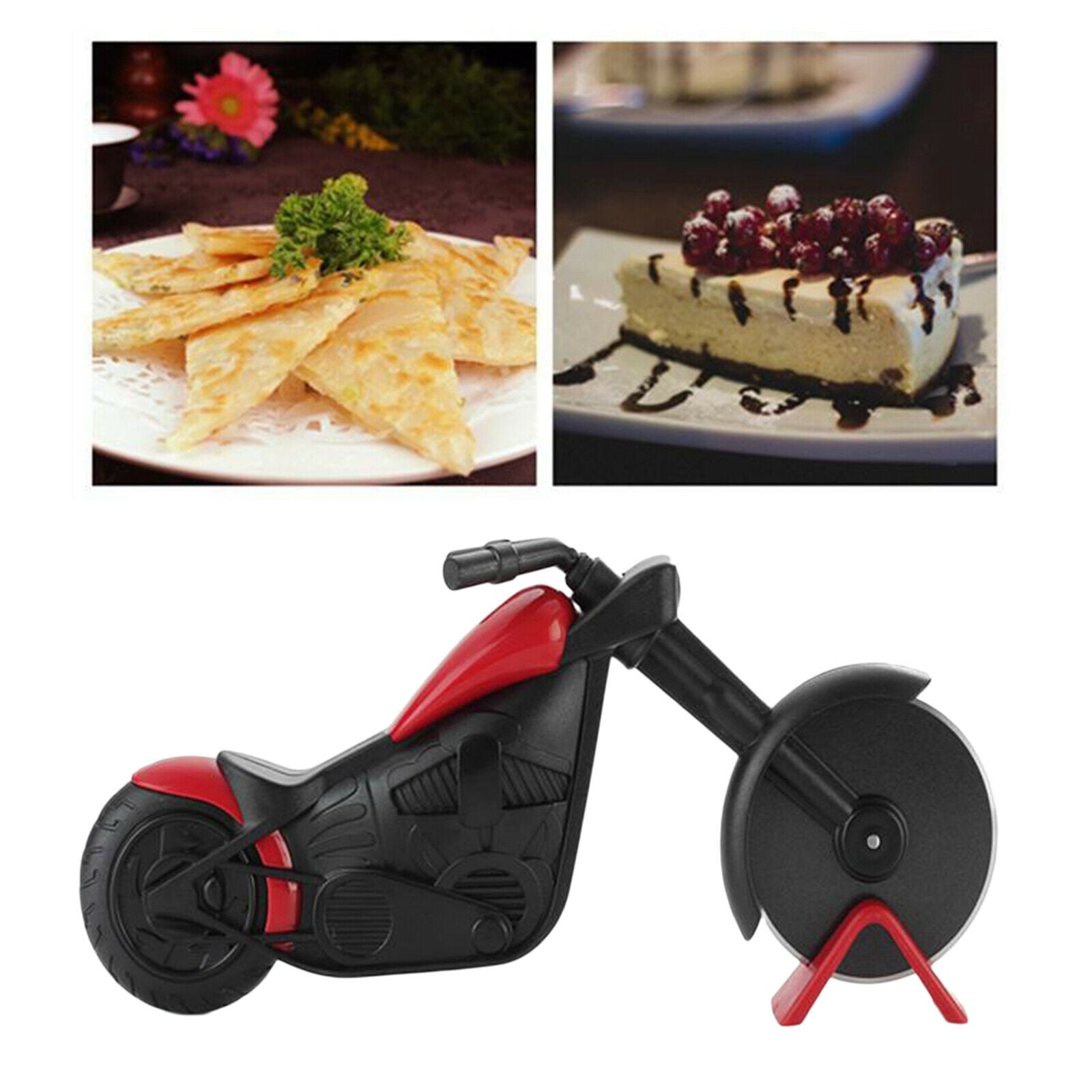 Motorbike Pizza Cutter Wheel Kitchen Gadget Pizza Cutter  Cake Tools