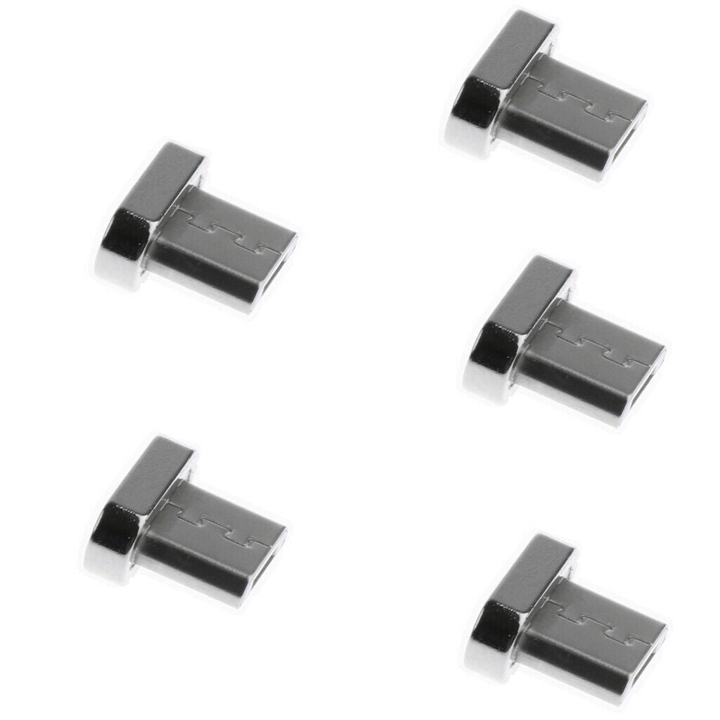 5x Magnetic Tips Micro USB Convert Adapter Connector Head For Android Phones