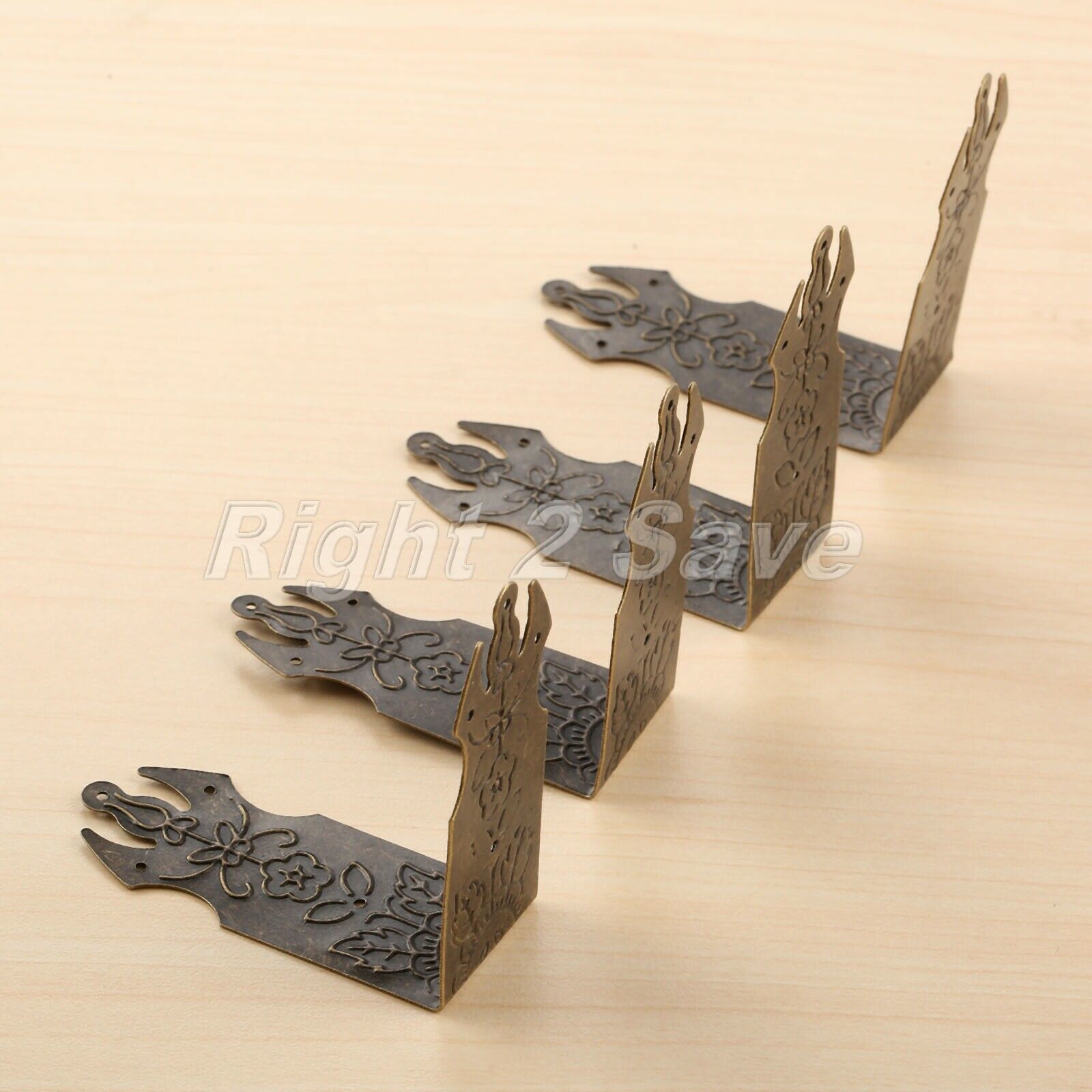 69*69*29mm Jewelry Box Decorative Wooden Chest Edge Cover Corner Protector Guard