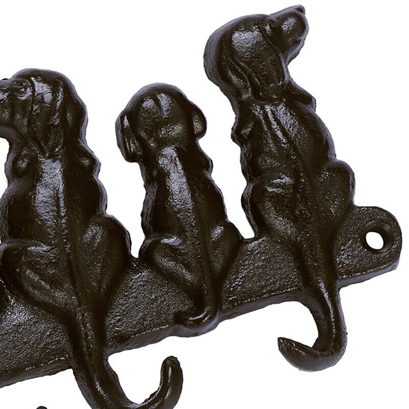 Cast Iron Dog Door Key Hook Pastoral European Retro Wall Hanging Coat CreativeR9
