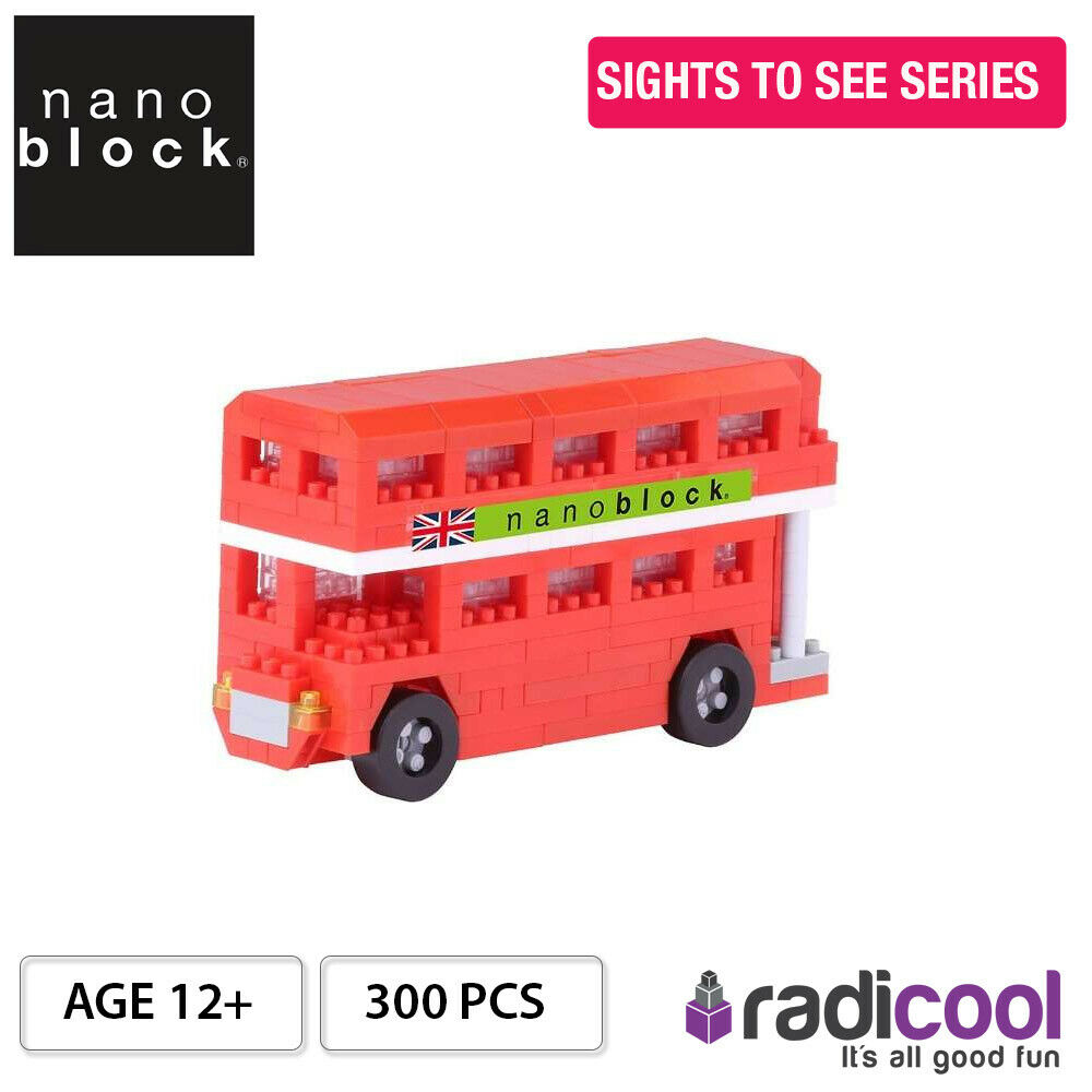 NBH113 nanoblock London Tour Bus Closed Top [Sights to See] 300 pcs Age 12+