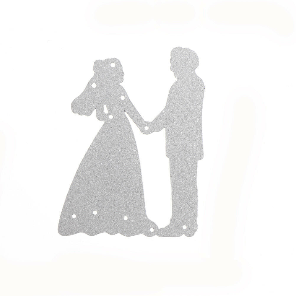 Metal Bride Groom Wedding Cutting Dies Stencils For DIY`Scrapbooking Phot.l8