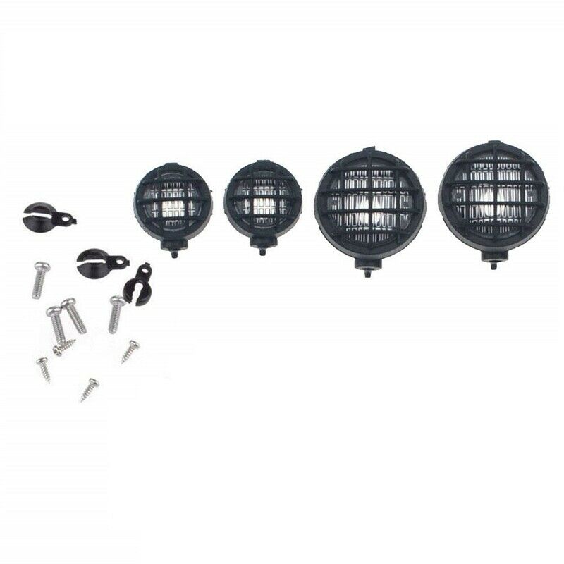 RC Car Round Lampshade / Light Cover for 1:10 RC Cler Axial SCX10 D90 Tamiya CW5