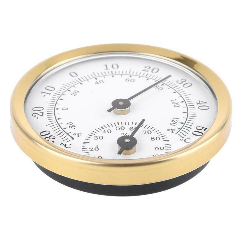 Indoor Analog Thermometer Hygrometer Humidity Temperature Gauge 58mm Household