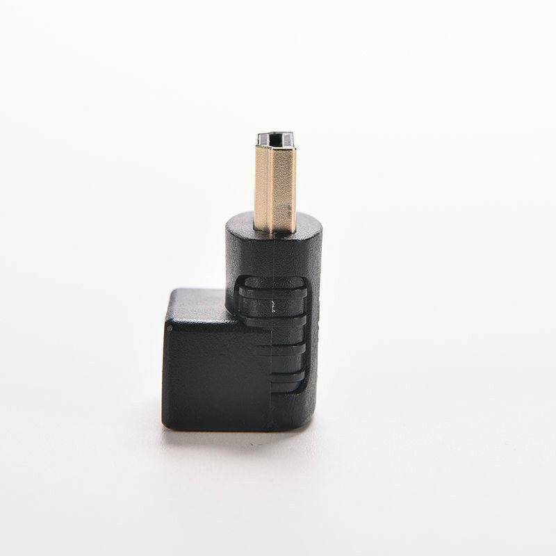 2pcs 90 DEGREE RIGHT ANGLE / 270 HDMI 4K CABLE ADAPTER Female to Male CONNECTOR