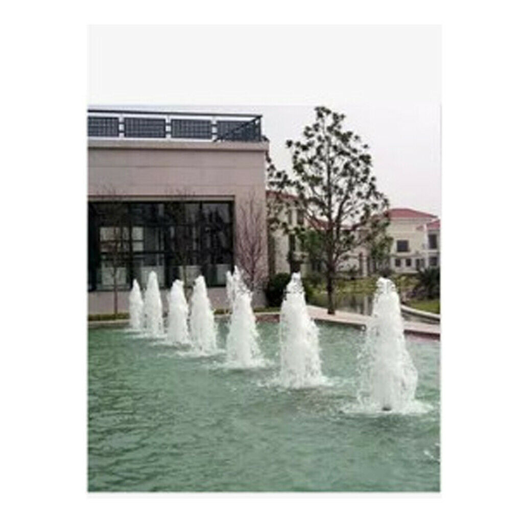 Set of 4 Brass Cedar Fountain Nozzle Adjustable Jet Water Spray Head - 1/2 & 3/4