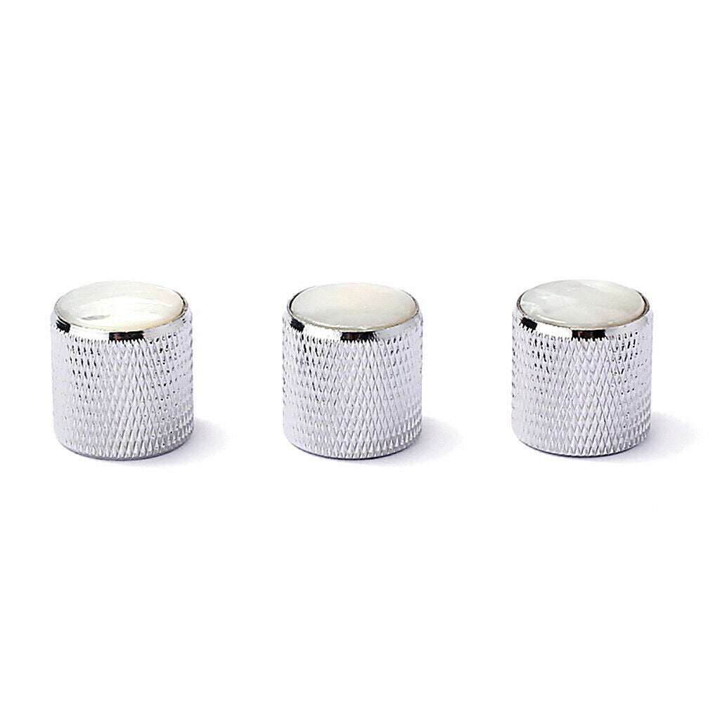 Durable Domed Volume Tone Control Knobs for Guitar/Bass 3 Pcs of Pack