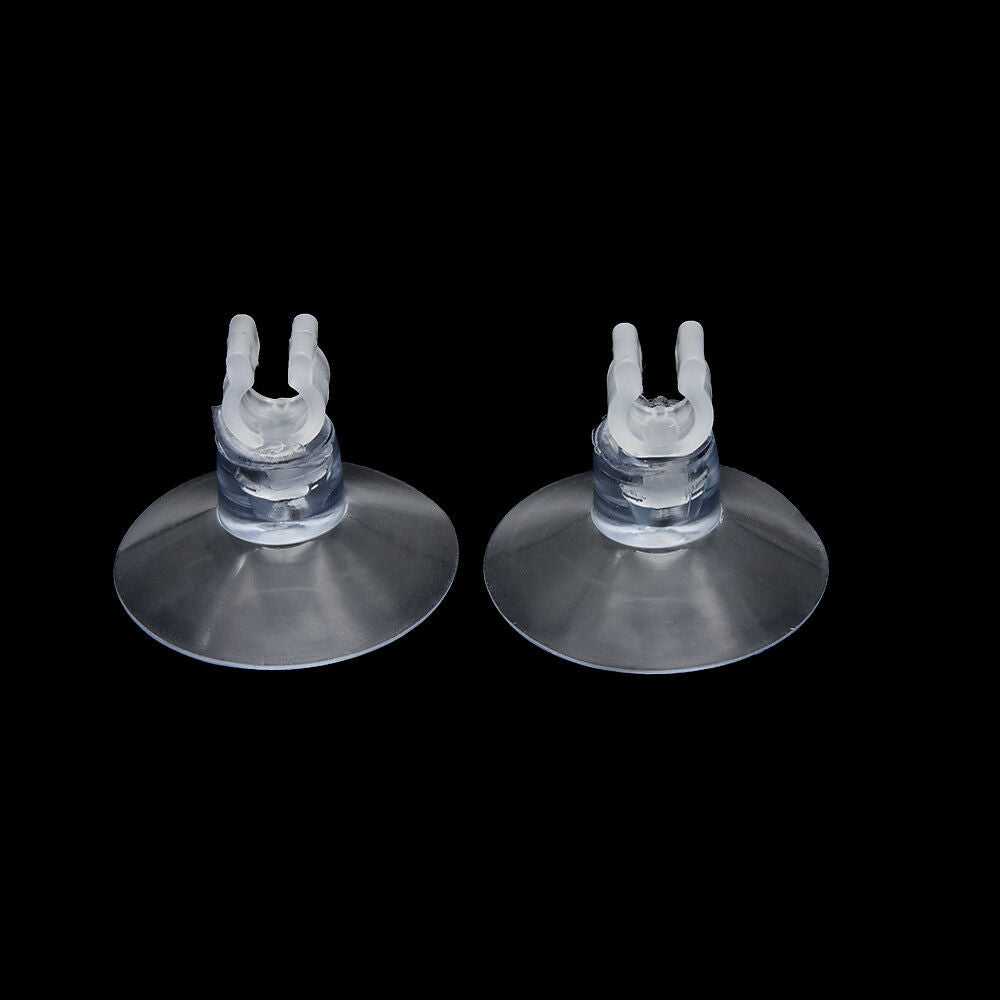 10X Clear Aquarium Fish Tank Suction Cup Sucker Holders For Air Line Tube New