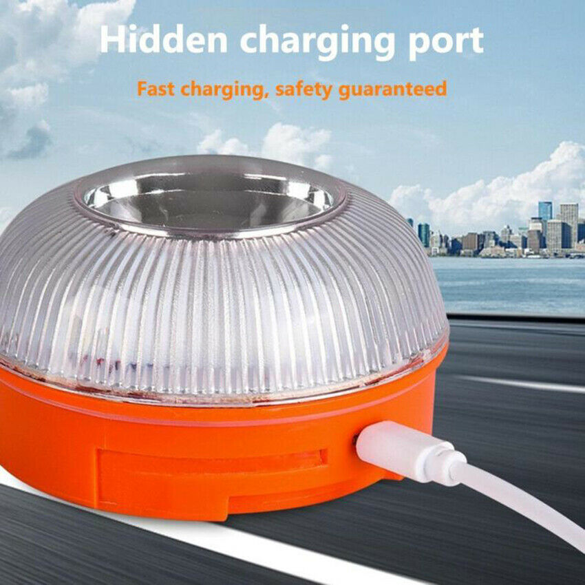 LED Emergency Light Magnetic Automatic Flash Light Car Ceiling Barricade Warning