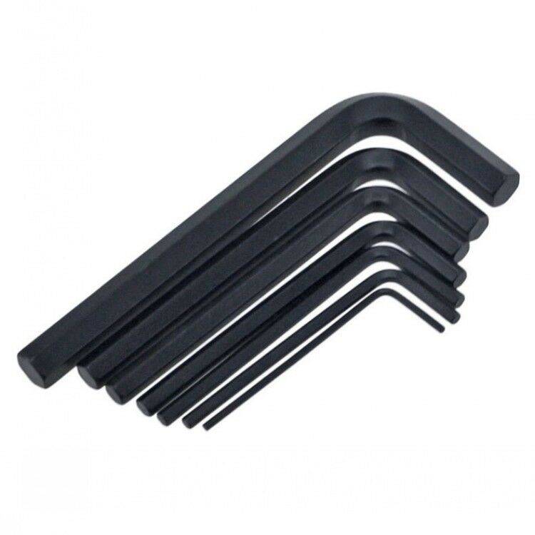 10PCS METRIC HEX KEY ALLEN WRENCH KIT 0.7, 0.9, 1.27, 1.5, 2, 2.5, 3, 4, 5, 6 MM