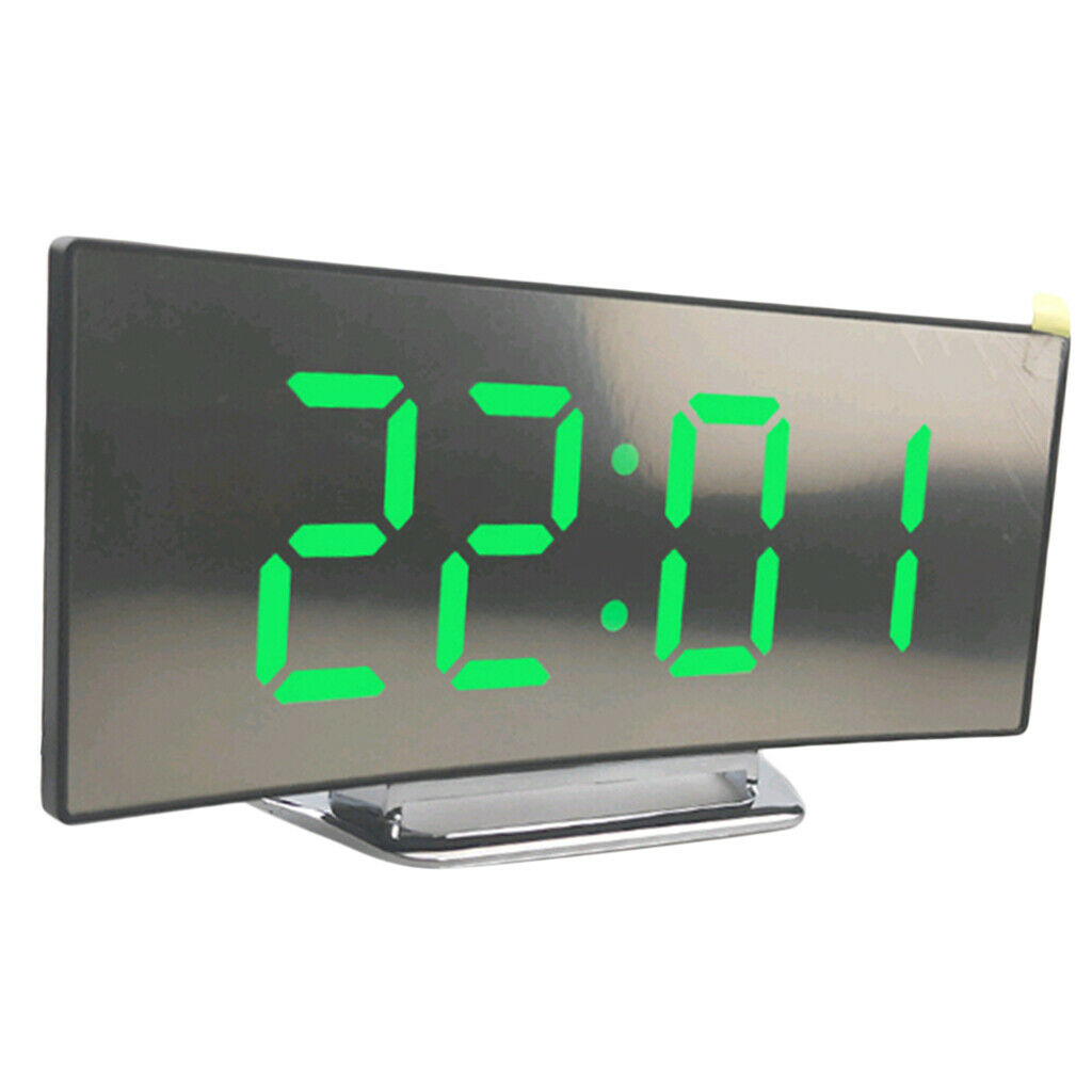 2Color Ultra Large LED Display Screen Digital Mirror Alarm Clock