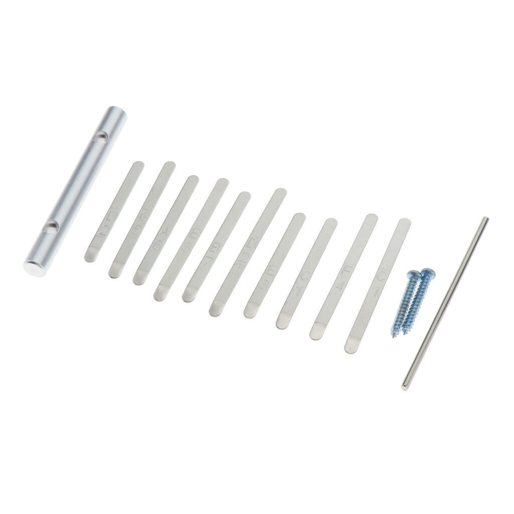 Durable Kalimba 10 Key DIY Thumb Piano Steel Keys Lettering Accessories
