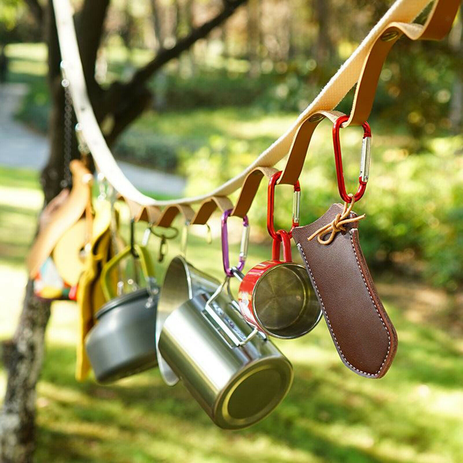 Tent Hang Lanyard Rope 5Meters Clothesline Hanger Strap Travel Hiking Tool