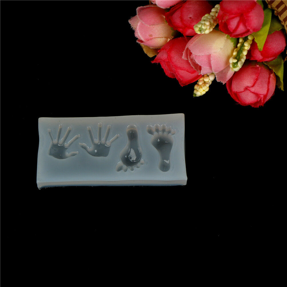 1pc DIY Small Hand Foot Silicone Mold jewelry mold Cake Decorating Tool A.l8