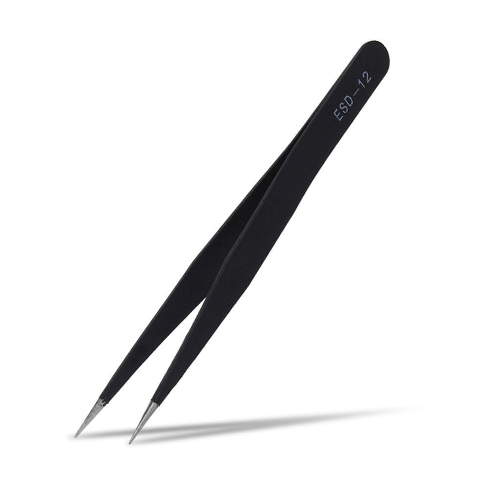 6x Stainless Steel Tweezers Kit for Nail Hair Eyebrow Plucker Beauty Slanted Tip