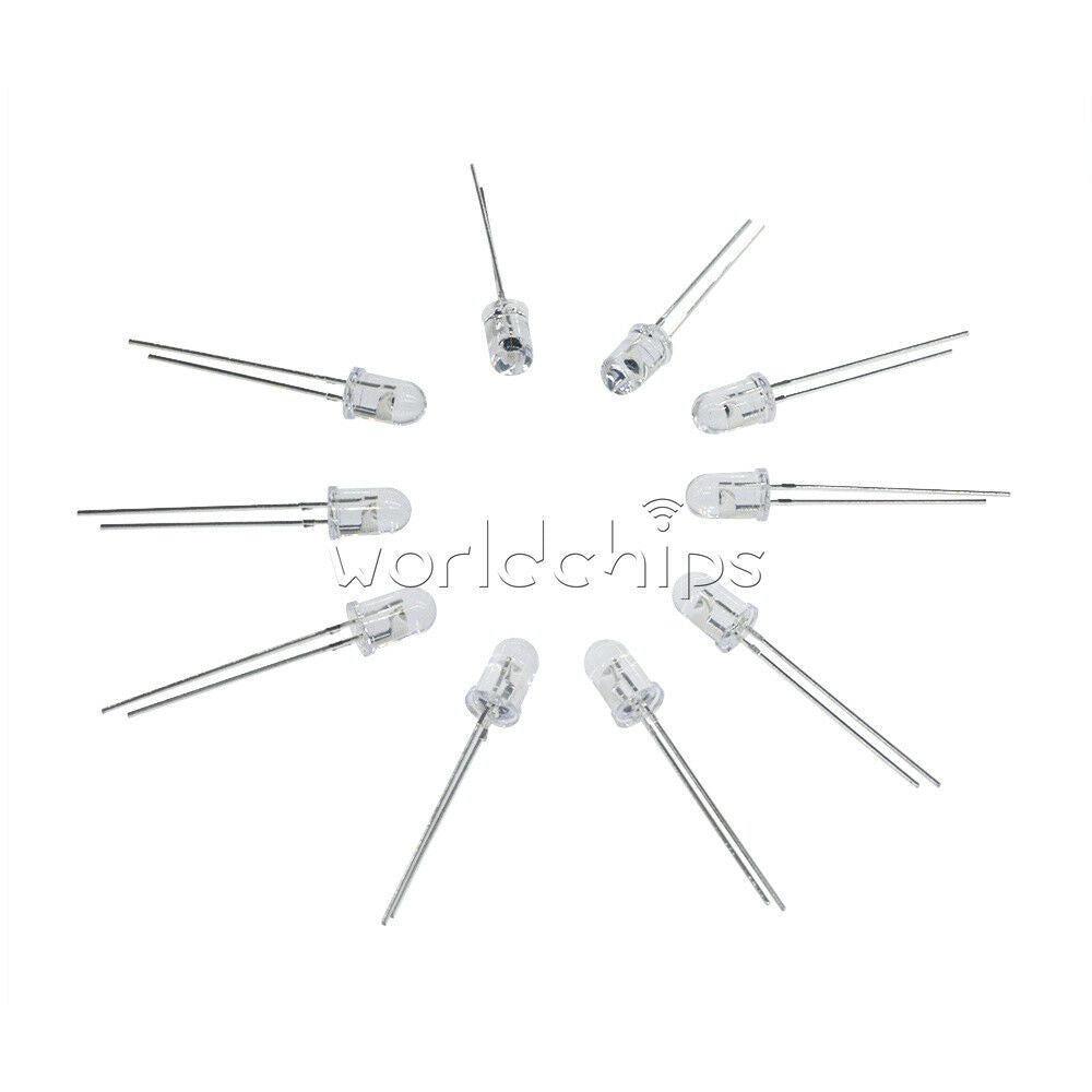20PCS 5mm 850nm IR Infrared Launch Emission Tube Diode LED Lamp Emitting
