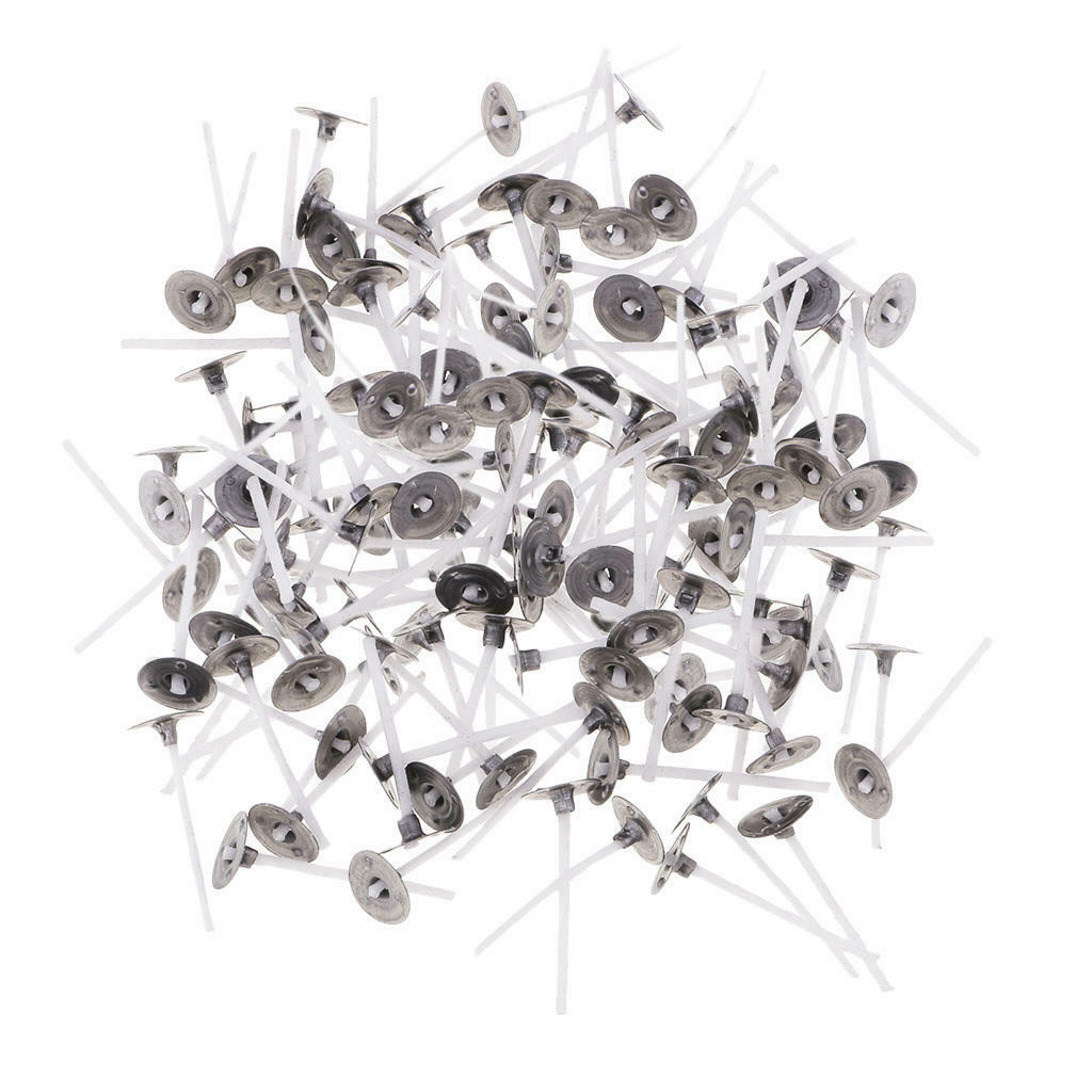 600pcs Low Smoke Natural Cotton Candle Making Wicks with Tabs Sustainers