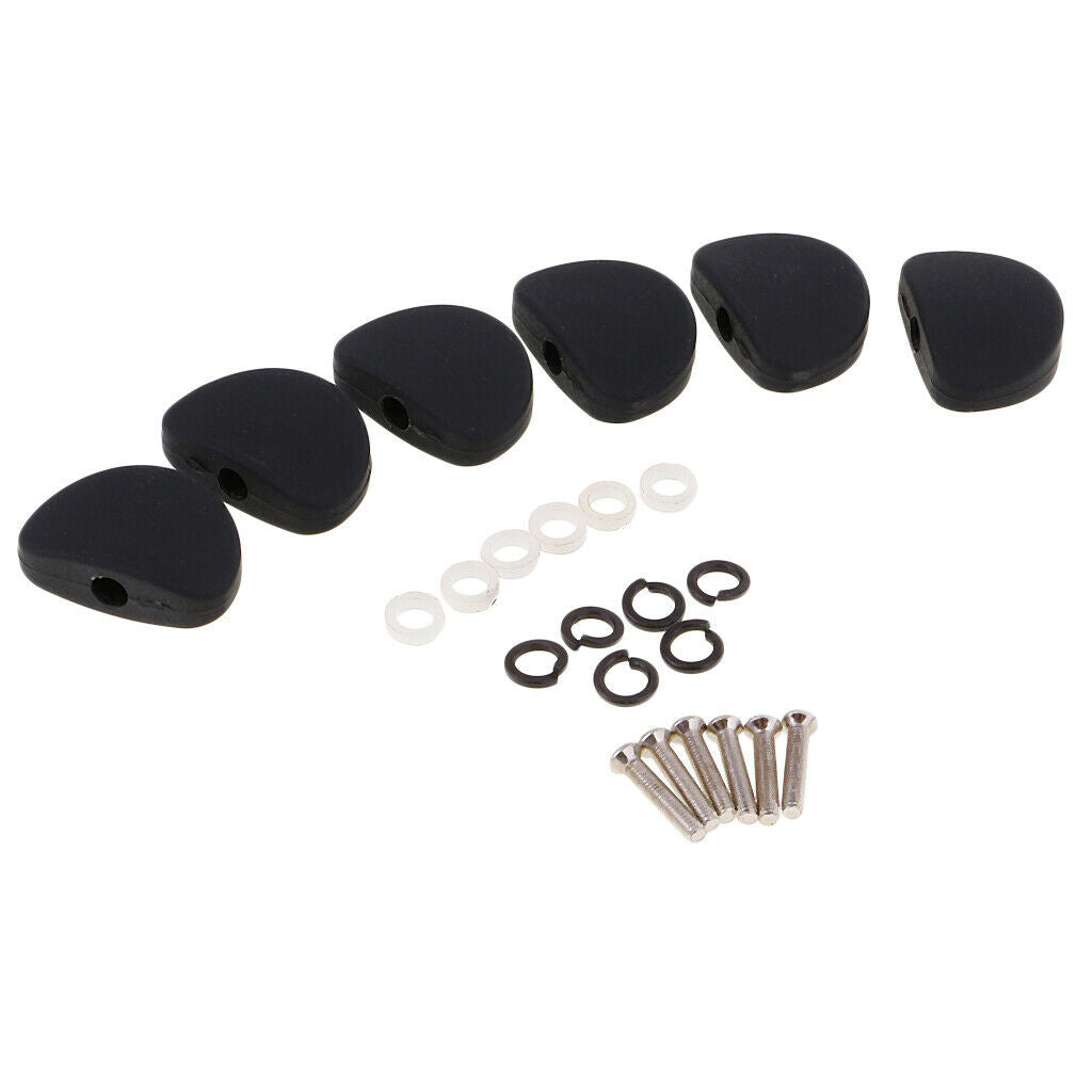 2X Guitar Tuning Pegs Key Tuners Machine Heads Replacement Buttons Knobs Handle