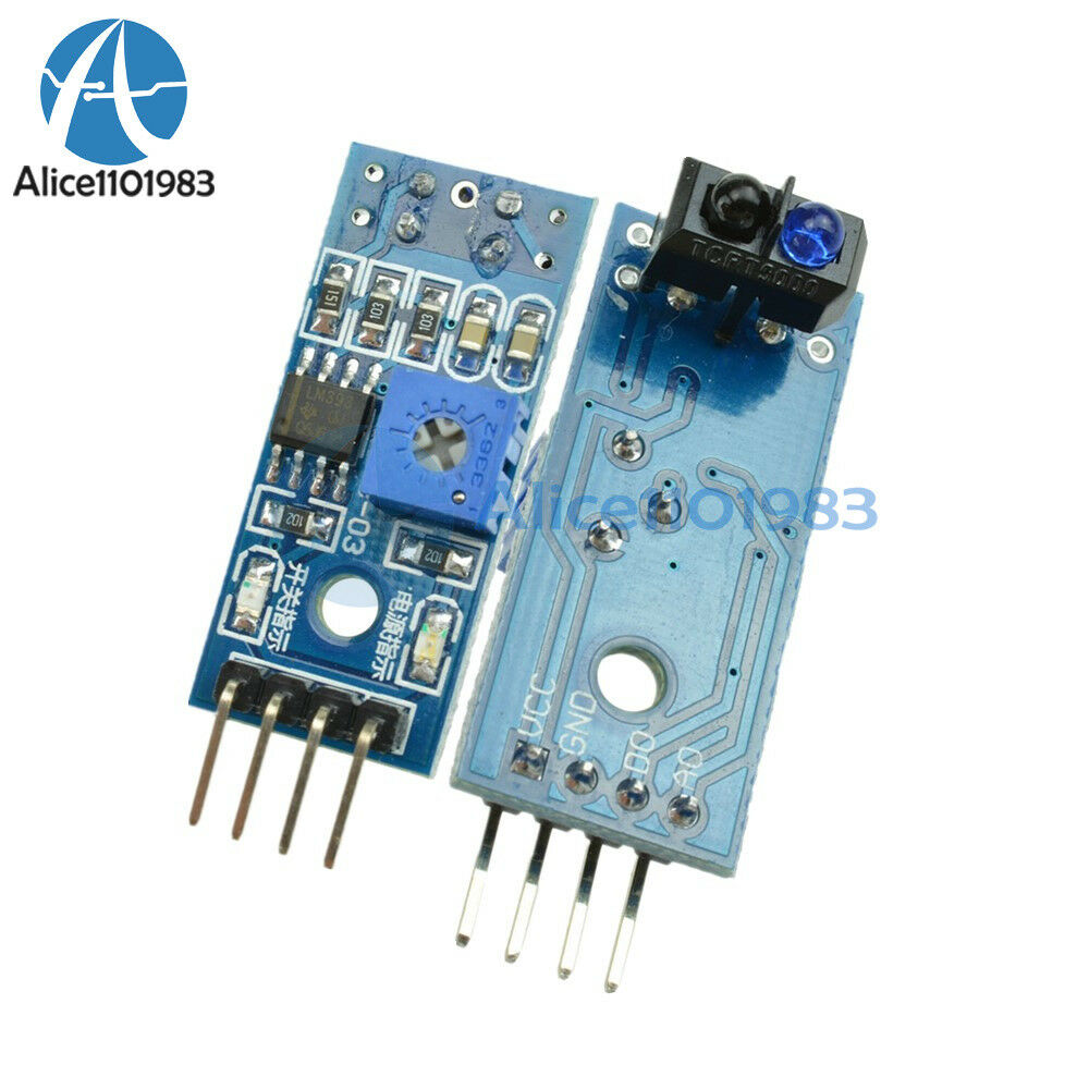 2PCS TCRT5000 Obstacle Avoidance Infrared Track Sensor Module 4Pin For Arduino