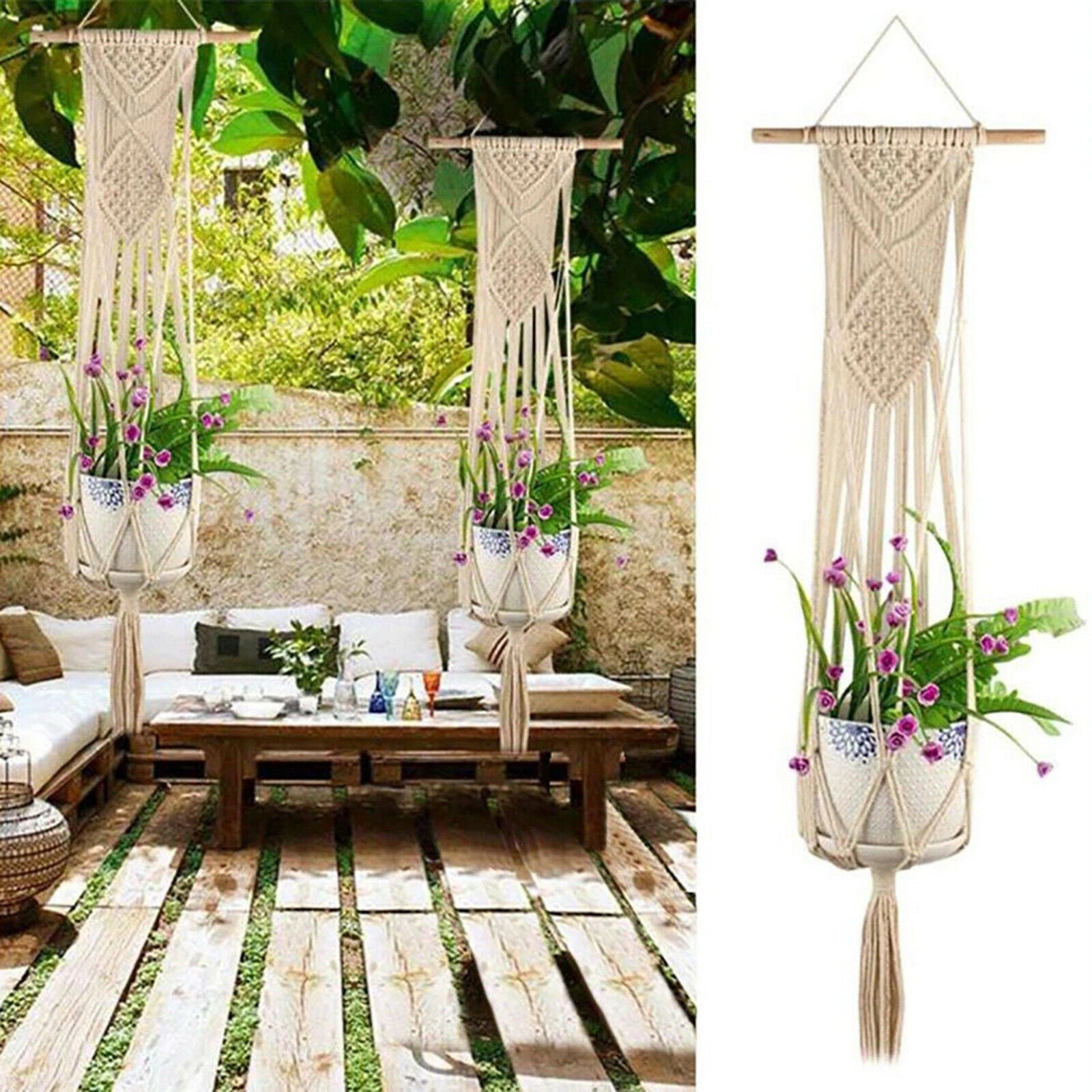 Cotton Twisted Cord DIY Macrame String Rope Textile Tapestry Coaster Accs