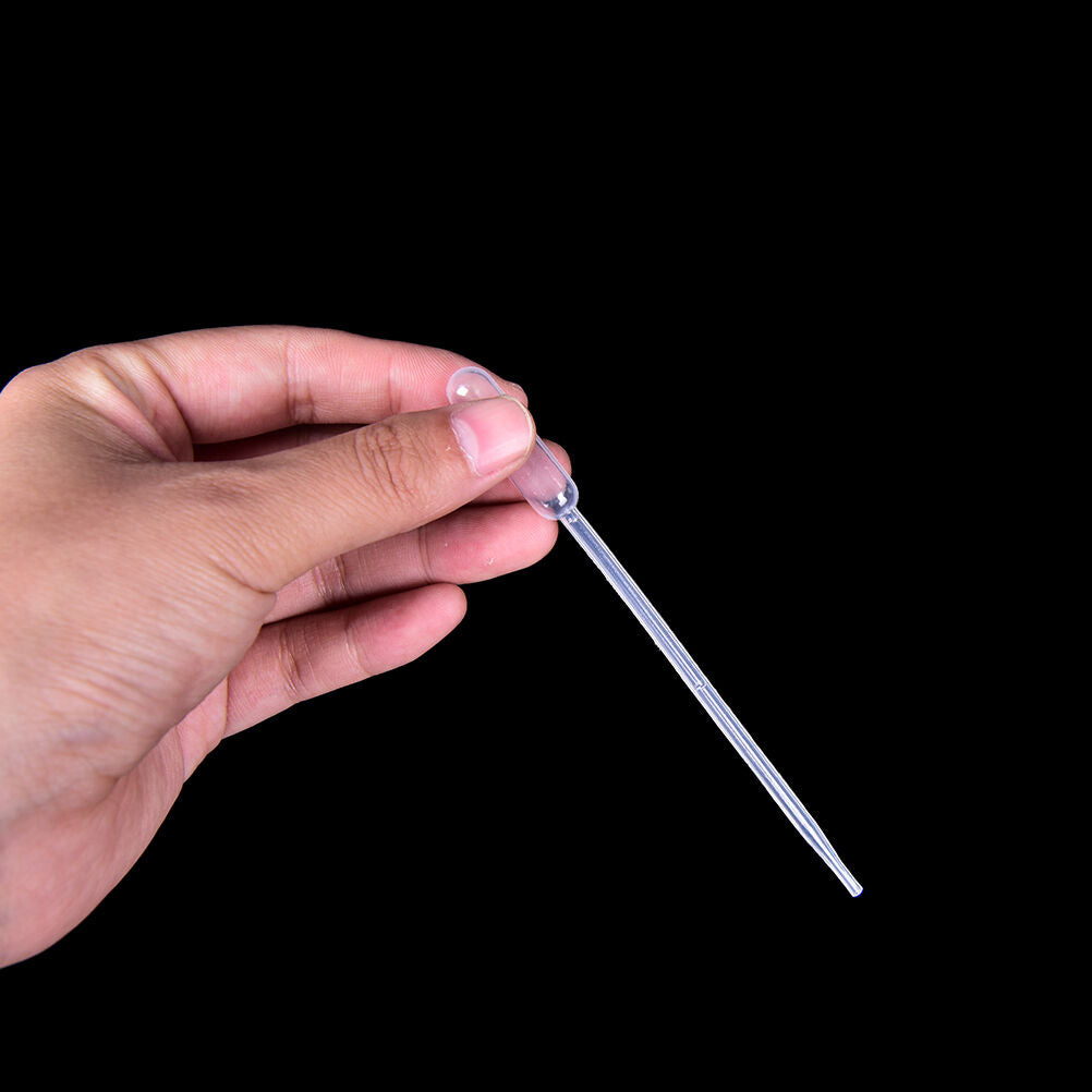 100Pcs 0.5Ml Disposable Polyethylene Eye Dropper Transfer Graduated Pipettes  Kt
