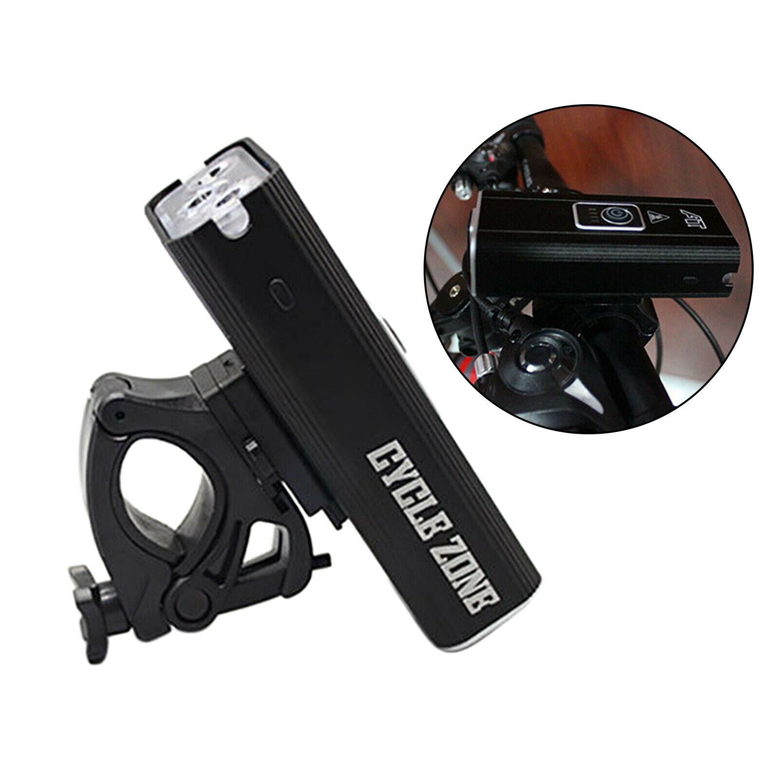 Bicycle Headlight 900 Lumens Head Light Lamp Cycling Waterproof Flashlight