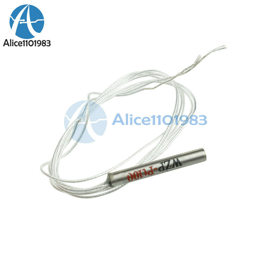 10PCS PT100 Platinum Resister Temperature Sensor Waterproof Probe -20℃ ~ 450℃