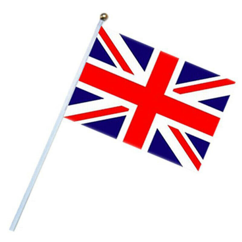 1pc Union Jack Hand Waving Flag Royal Jubilee UK GB Great Britain NFJ..l8