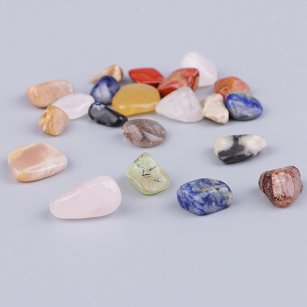 1 Piece Pattern Collection Box (21 Pieces Crystal Stones) For Terrarium Aquarium