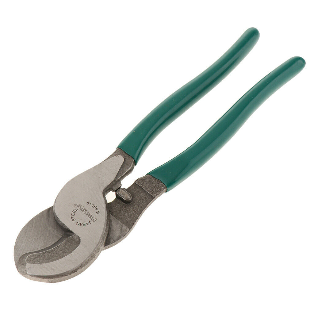 10-Inch Electronics Cable Cutter Pliers | Coaxial Cable Cutter for Aluminum,