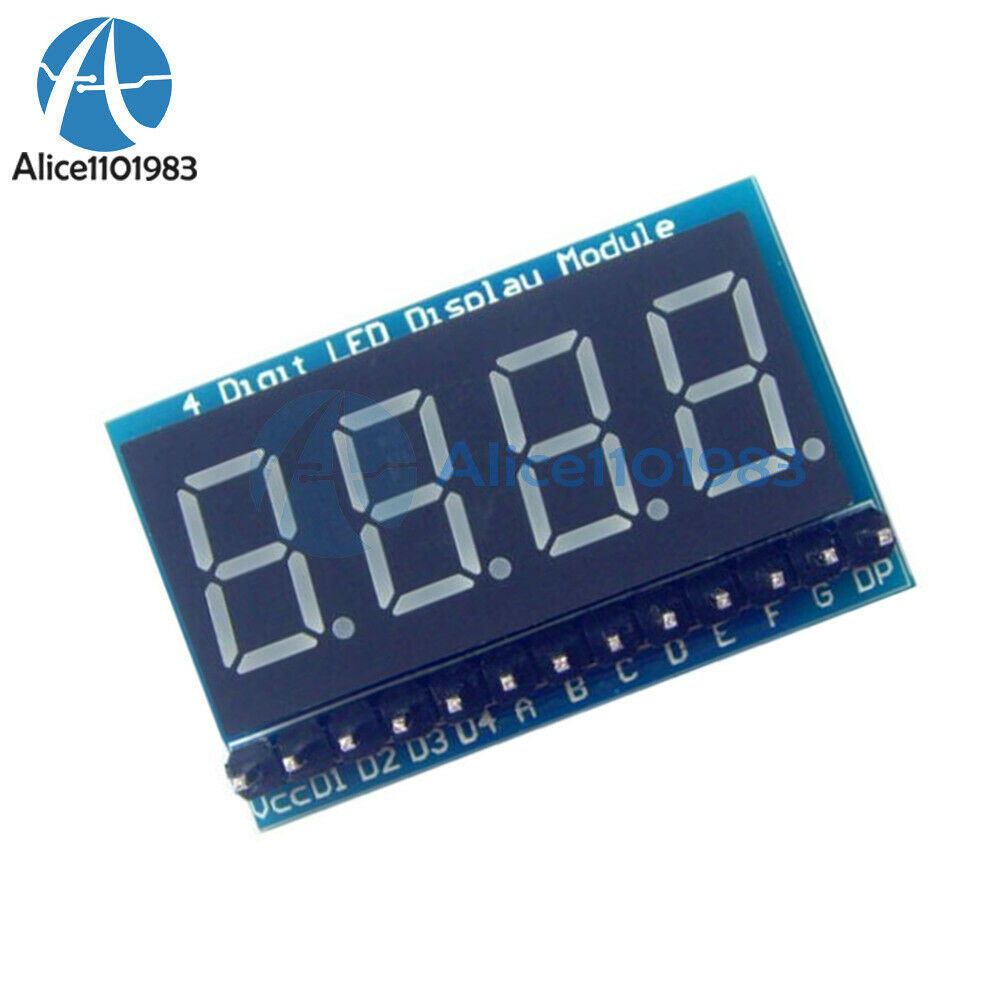 4-Digit  8 Paragraph  LED Display Board Parallel Digital Tube Display Module