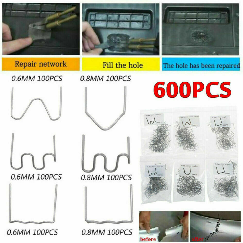 US Staples For Car Bumper Fender Welder Stapler Plastic Repair Set Welding Use