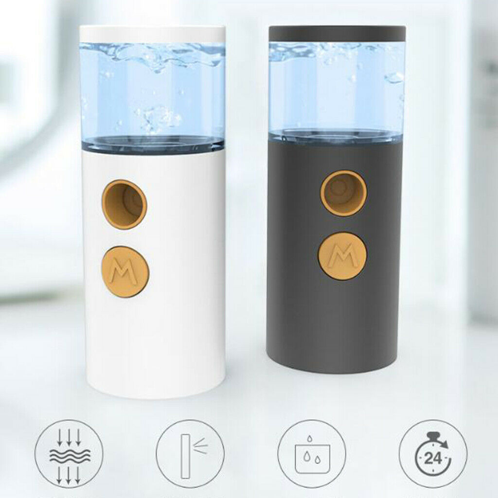2pcs Ultrasonic Nano Facial Mister Face Mist Sprayer Face Moisturizing