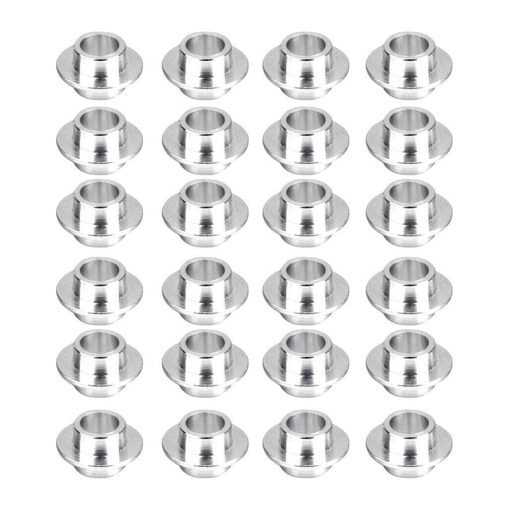 24 pieces skateboard spacers light metal bearings replacement roller skate