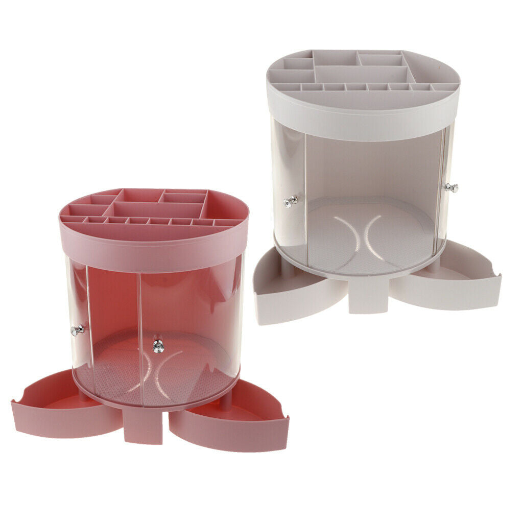 Makeup   Organizer   Plastic   Cosmetic   Storage   Jewelry   Display   Box