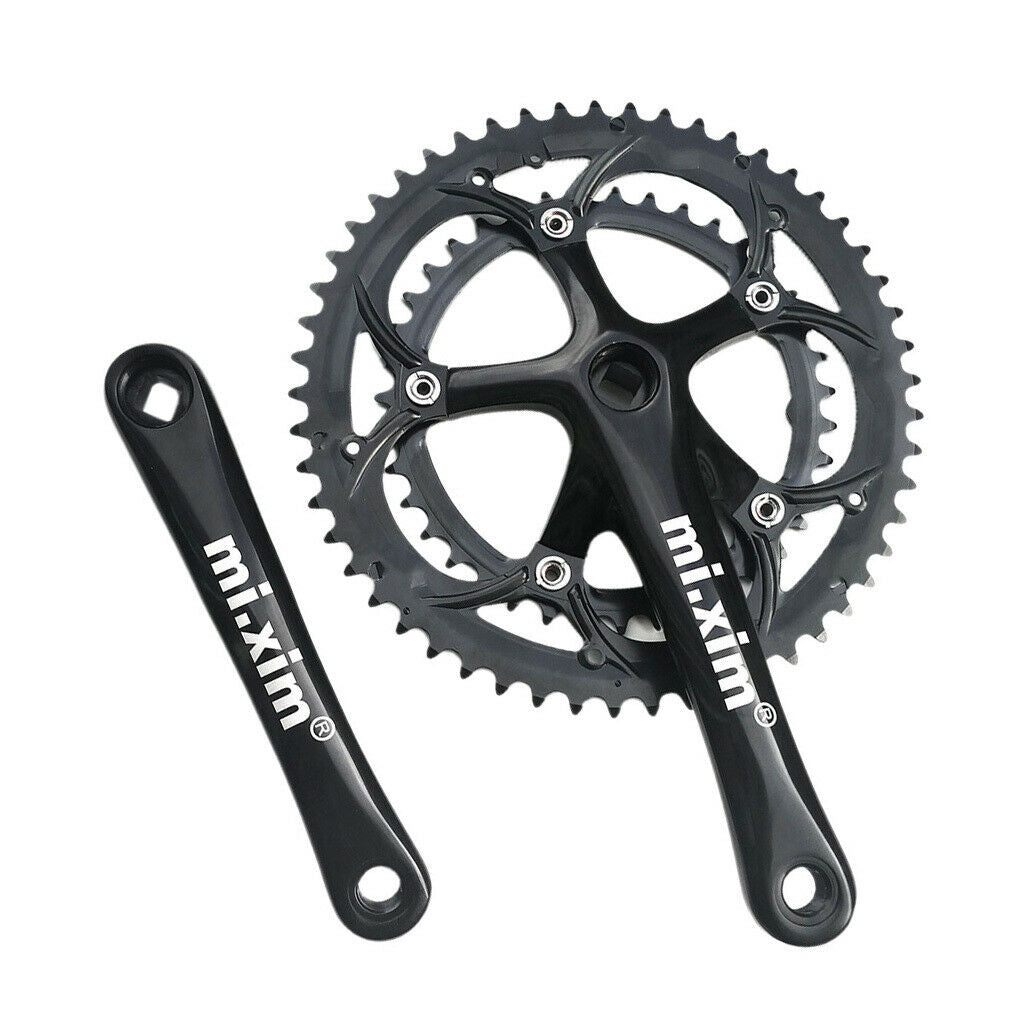 Alloy Crankset with 130BCD 170 High Tensile Steel Double Chainring