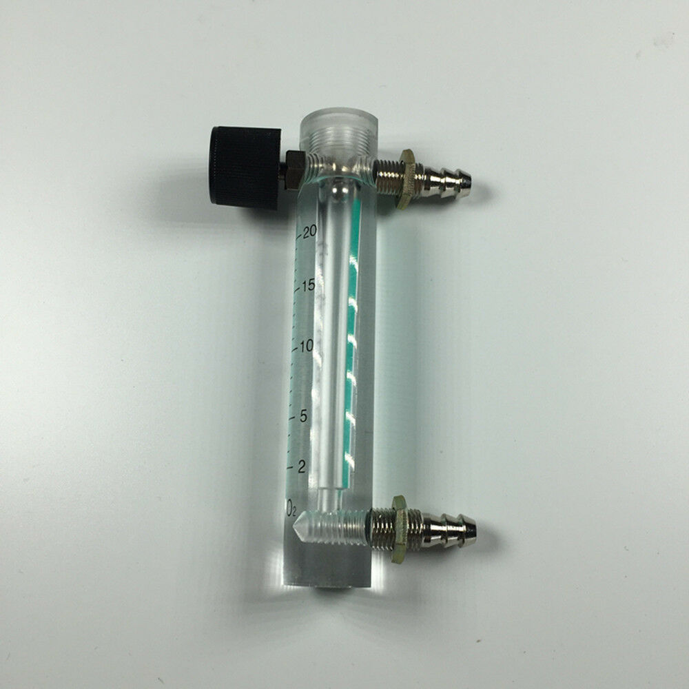 2-20LPM 20L Oxygen Flow Meter Flowmeter With Control Valve for Oxygen Air Gas