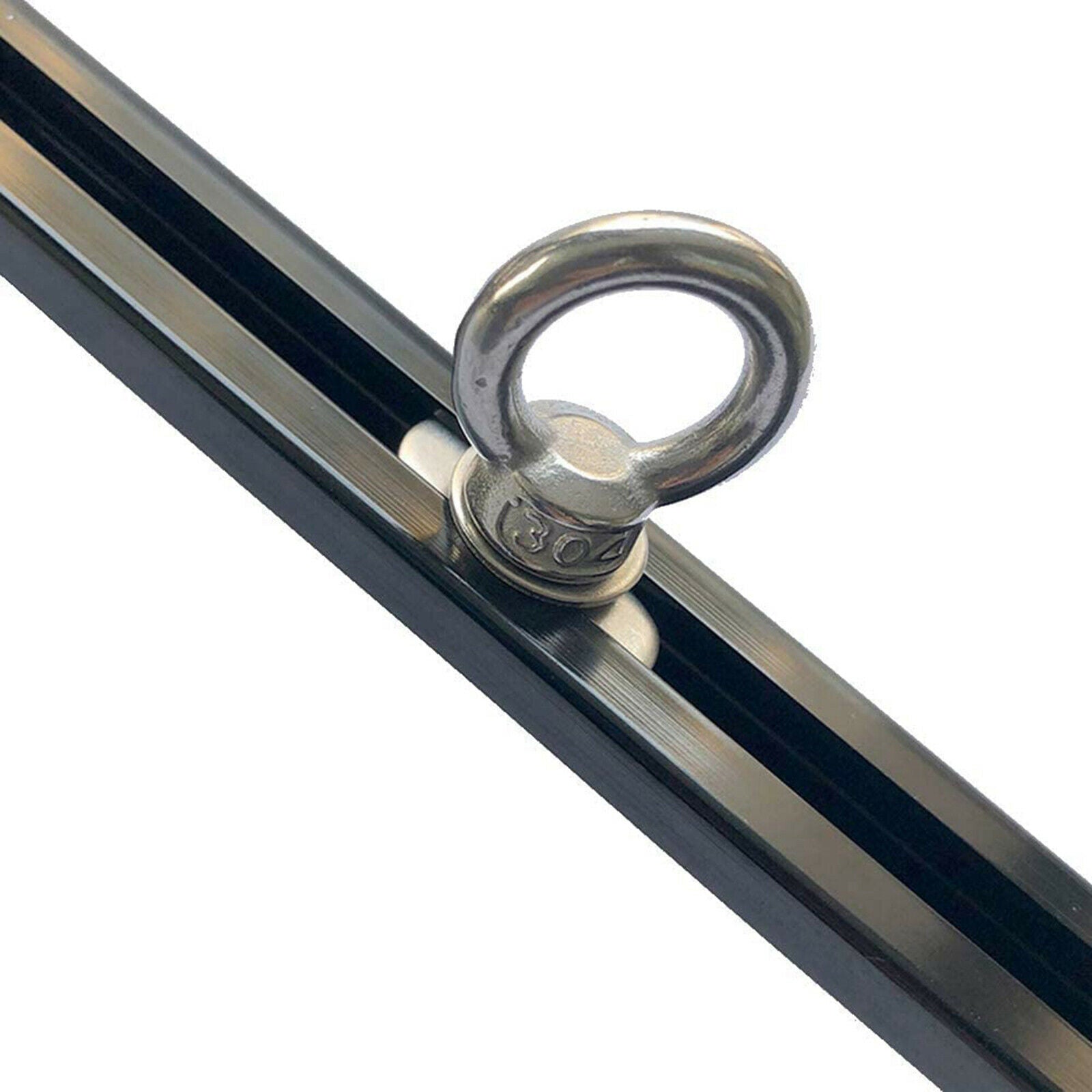 3pack Kayak Track Tie Down Eyelet O Ring Adapter Bungee Rope Nut Up to 0.6"