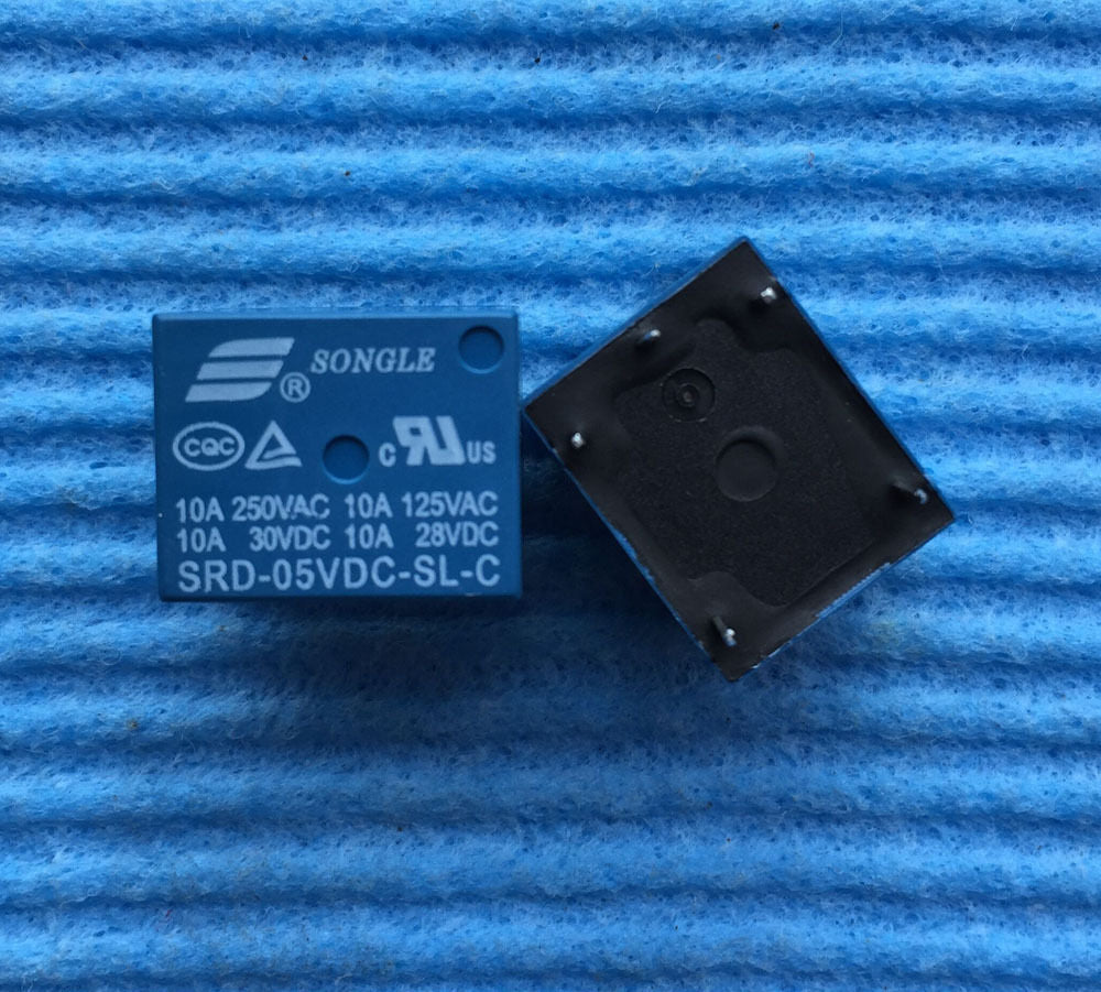 1PCS SRD-05VDC-SL-C SONGLE Power Relay 5V DC SPDT PCB Type