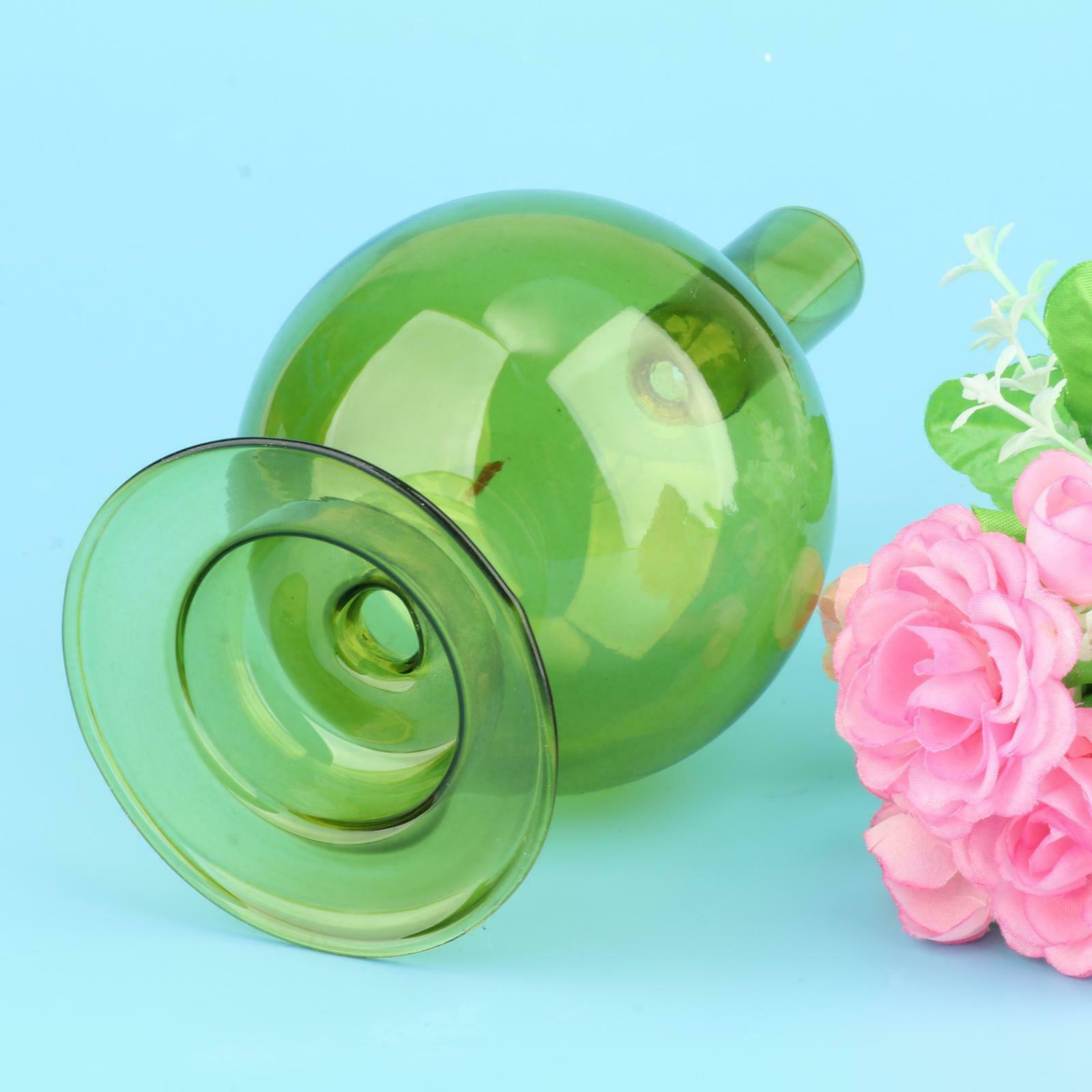 Green Glass Candle Stand Candle Sticks for Home Party Centerpiece Decoration