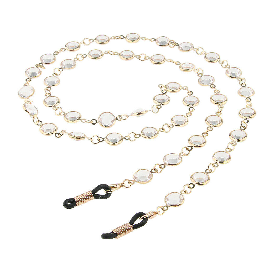 Sunglasses Rope / Metal Rope for Sunglasses Neck Strap Holder with Crystal Beads