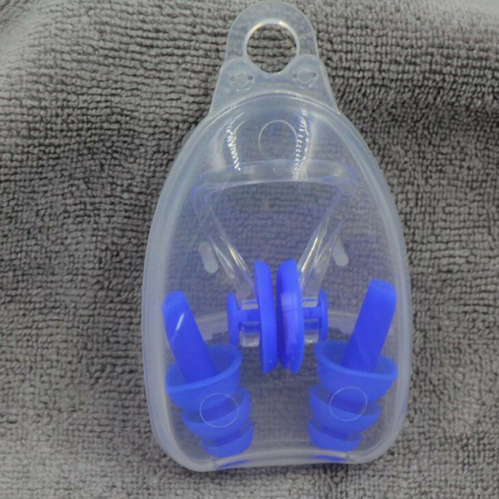 Swimming Nose Clip Ear Nose Protector for Showering Sleeping Accs Blue