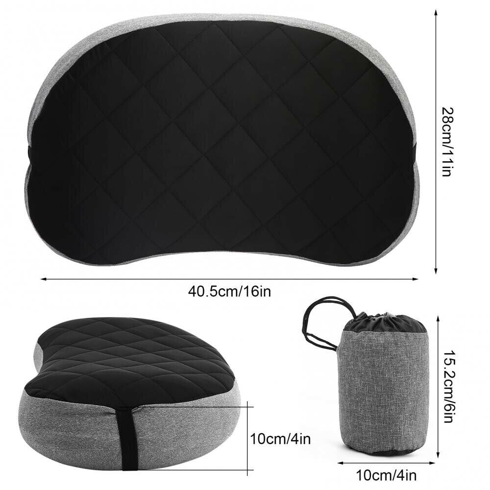 Portable Ergonomic Inflatable Pillow Blow Up For Outdoor Sports Travel Camping