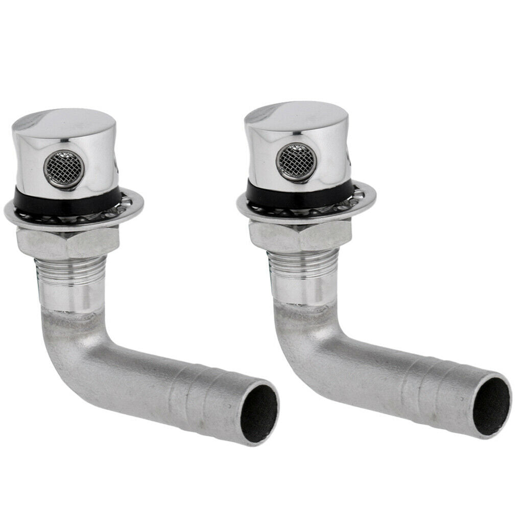 2pcs Caravans Gas Tank Vent Fuel Tank Vent Breather For 12mm-15mm Hose