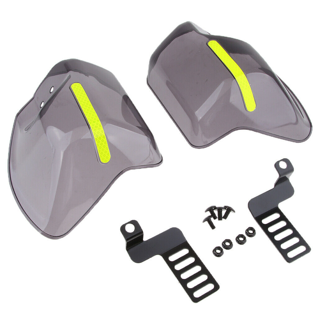 Universal Motorcycle Handlebar Hand Guard Wind Deflector Protector Shield